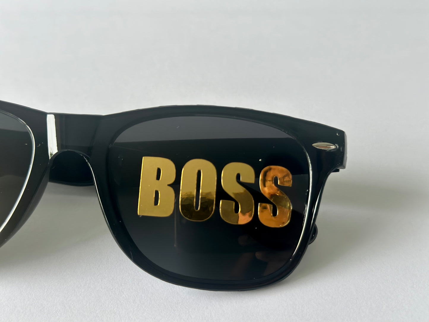ÉDITION SPÉCIAL: Lunettes "THE BOSS" (Vynile or miroir)