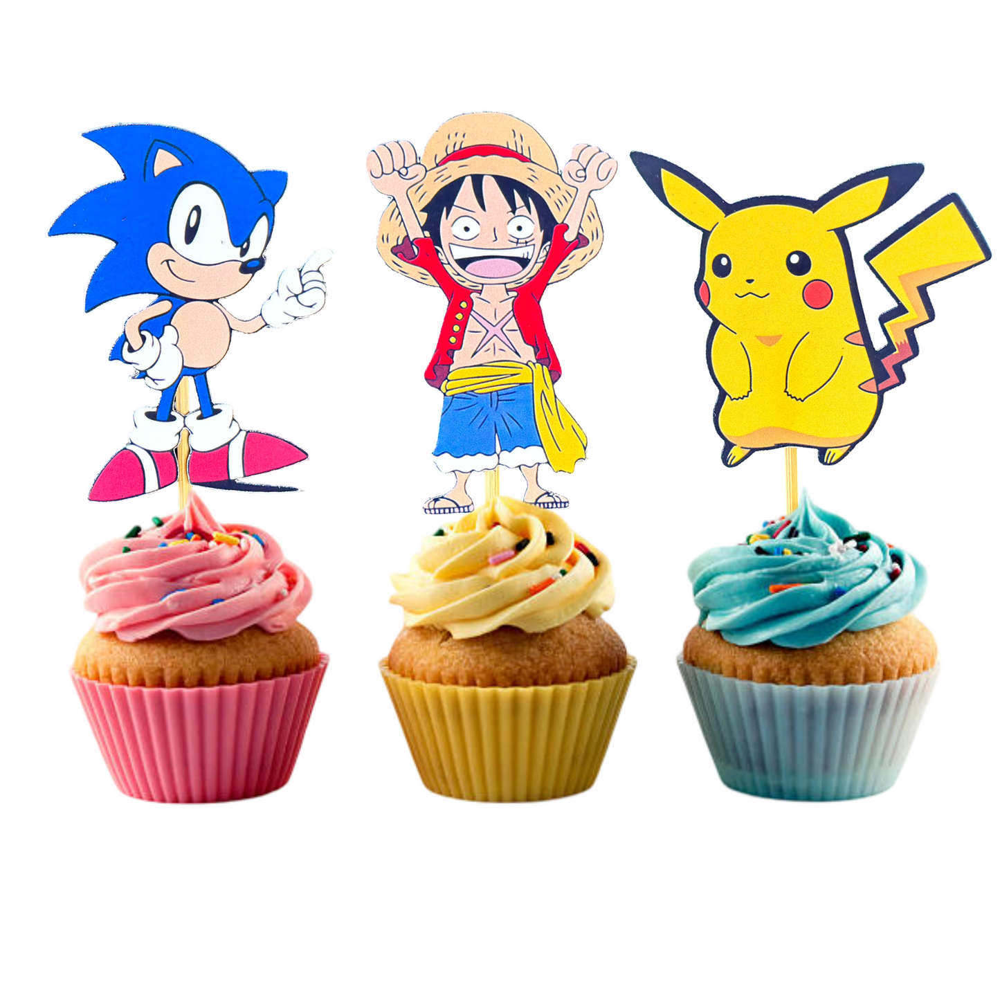 Cupcake topper « Thème au choix » (lot de 10)