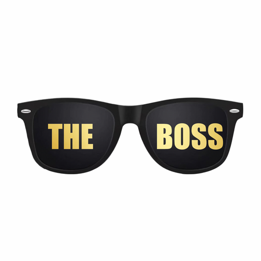 ÉDITION SPÉCIAL: Lunettes "THE BOSS" (Vynile or miroir)