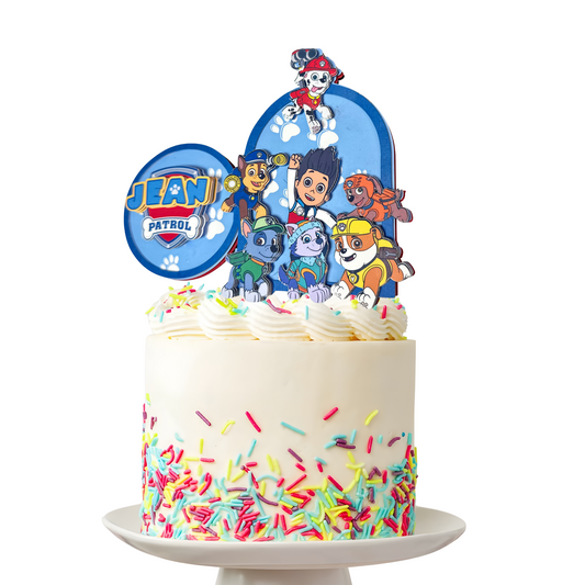 Cake Topper 3D Paw Patrol — L’instant magique qui illumine vos fêtes