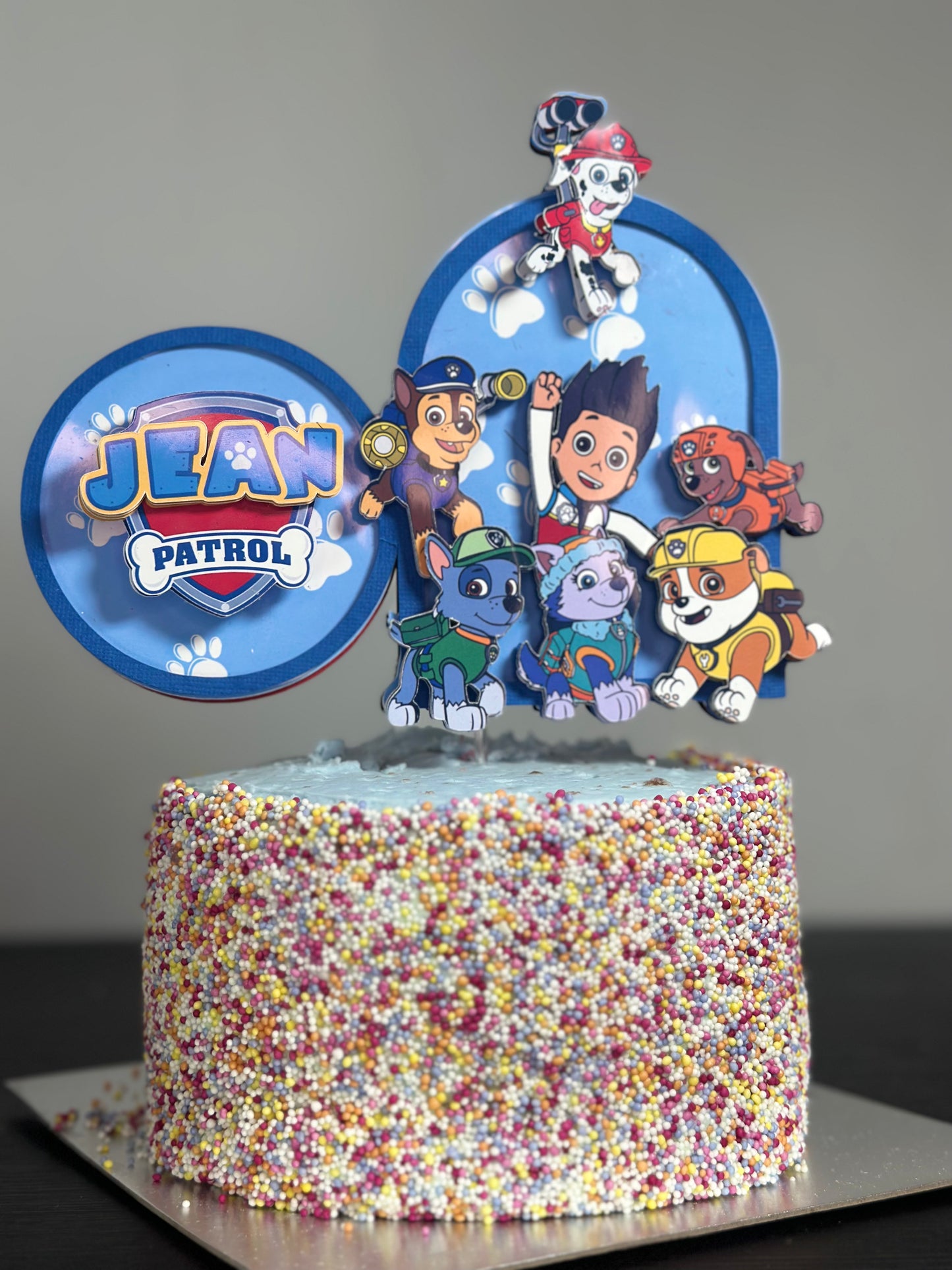 Cake Topper 3D Paw Patrol — L’instant magique qui illumine vos fêtes