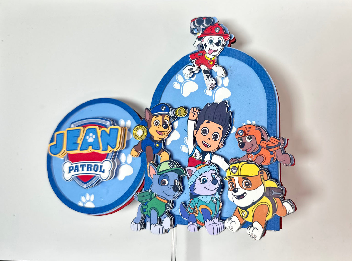 Cake Topper 3D Paw Patrol — L’instant magique qui illumine vos fêtes